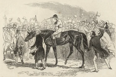 Sir Tatton Sykes Leading in the Winner of the St. Leger, from 